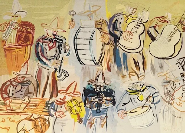 Raoul Dufy (1877-1953), Orchestre mexicain , 1951/Later date