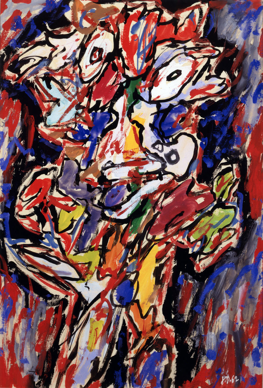 Jean Dubuffet (1901-1985), Personnages des Legendes Paris Cirque, 1962