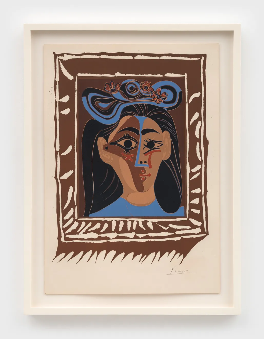 Pablo Picasso (1881-1973), Jacqueline au chapeau à fleurs (Bloch 1149; Baer 1304 ), 1963