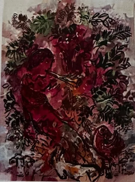 After Marc Chagall (1885-1985), Garcon dans les Fleurs, 1948/2004