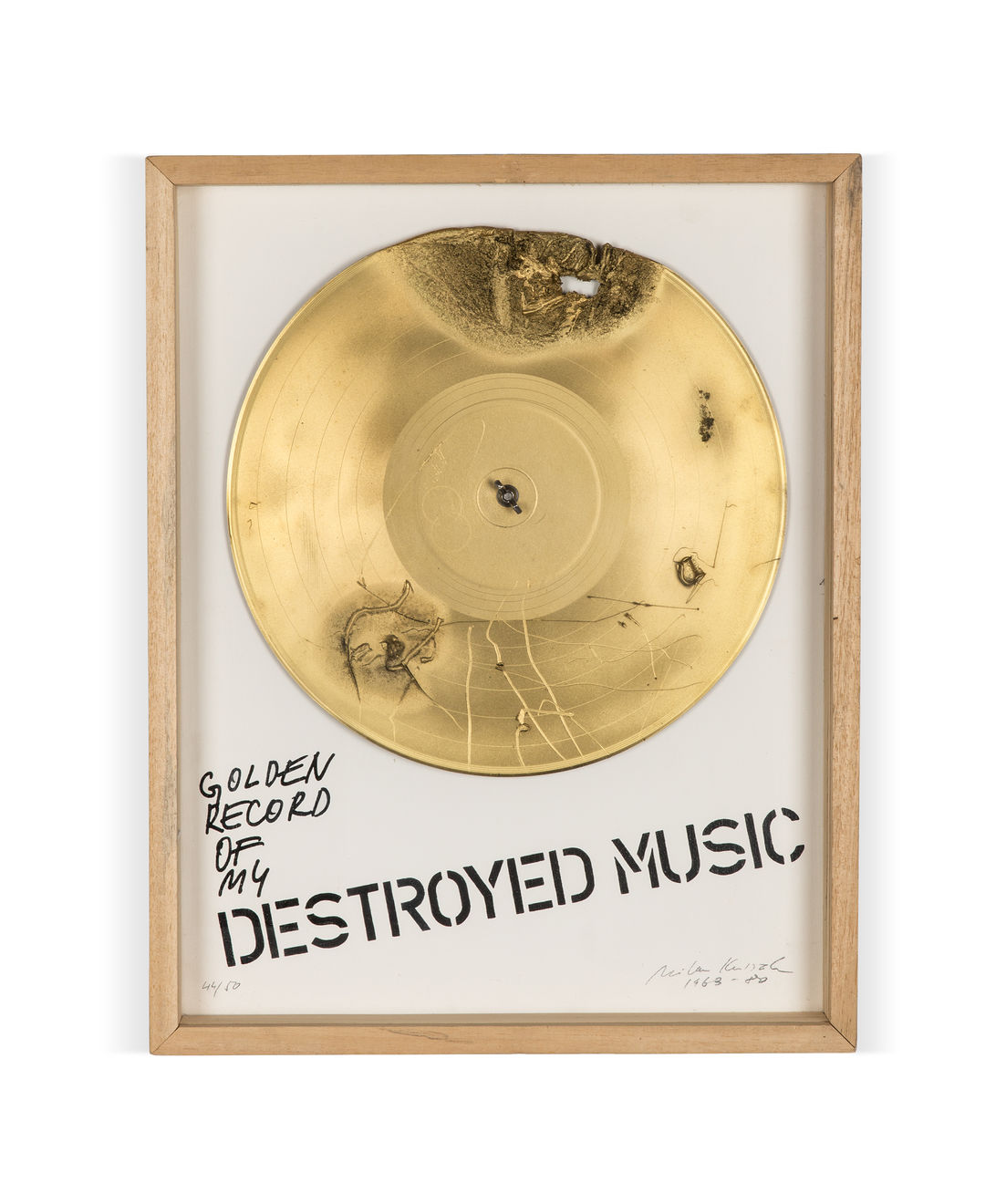 Milan Knížák, Golden Record of My Destroyed Music, 1963 1980