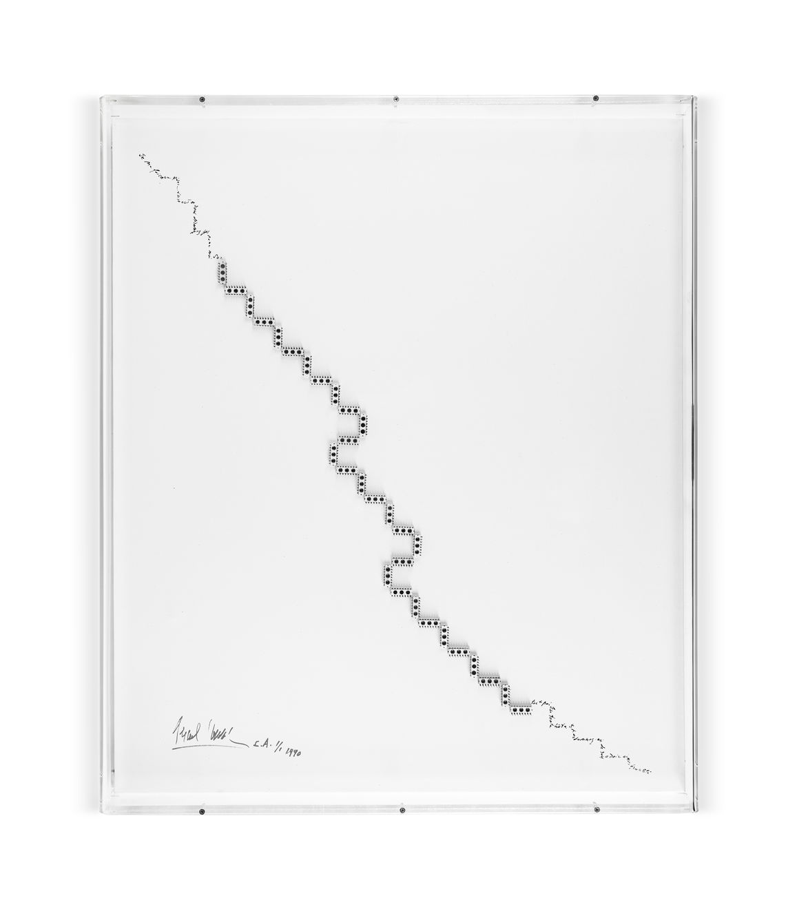 Bernard Heidsieck, Circuits intégrés II, 1990