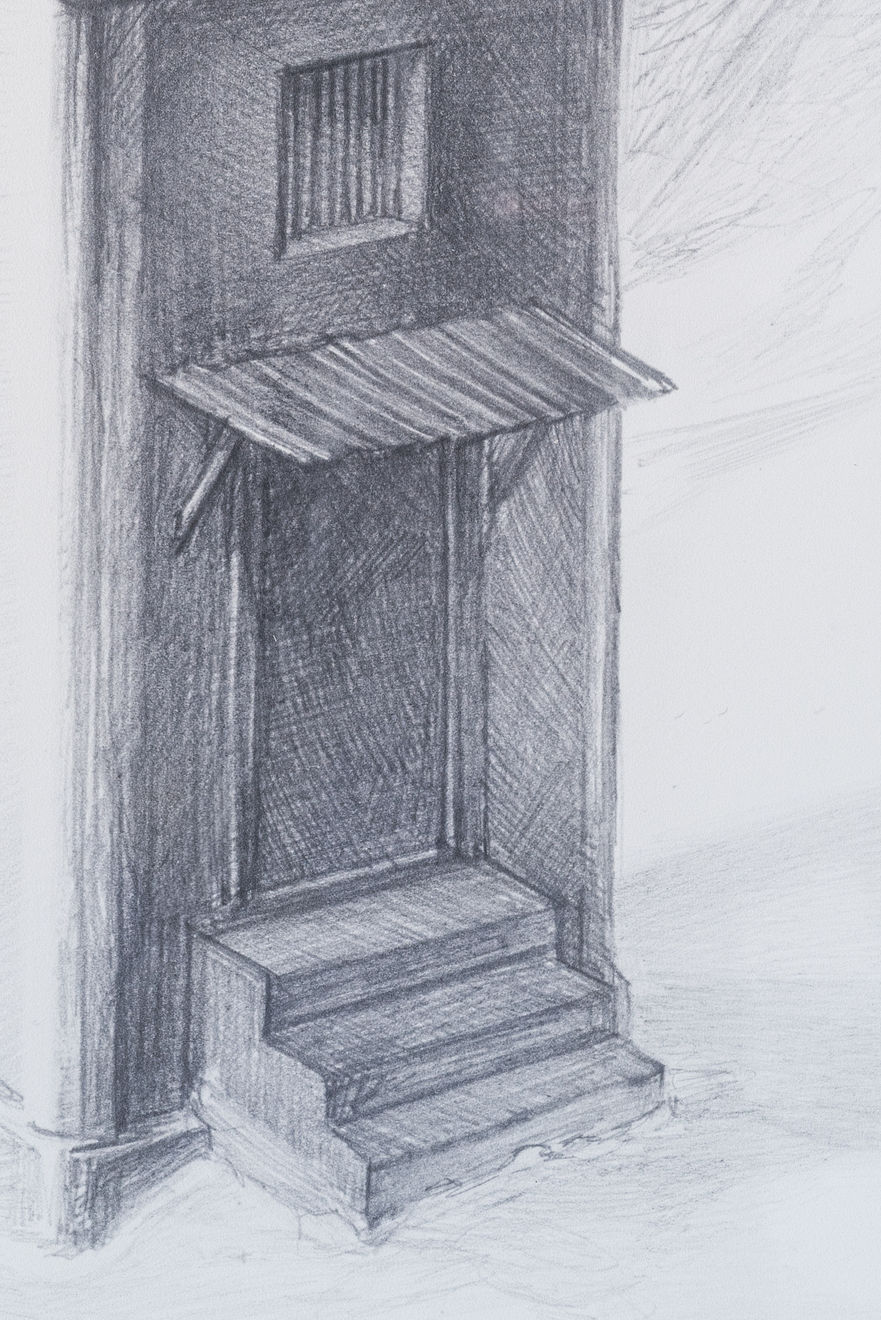 Mindaugas Lukošaitis, Modernaus meno objektas – Geltona koplyčia / Object of Modern Art – Yellow Chapel, riboto tiražo atspaudas / limited edition print, 2011