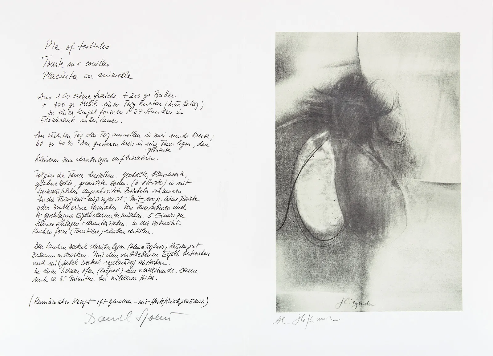 Daniel Spoerri, Rezeptbuchbibliothek, 1984-1990