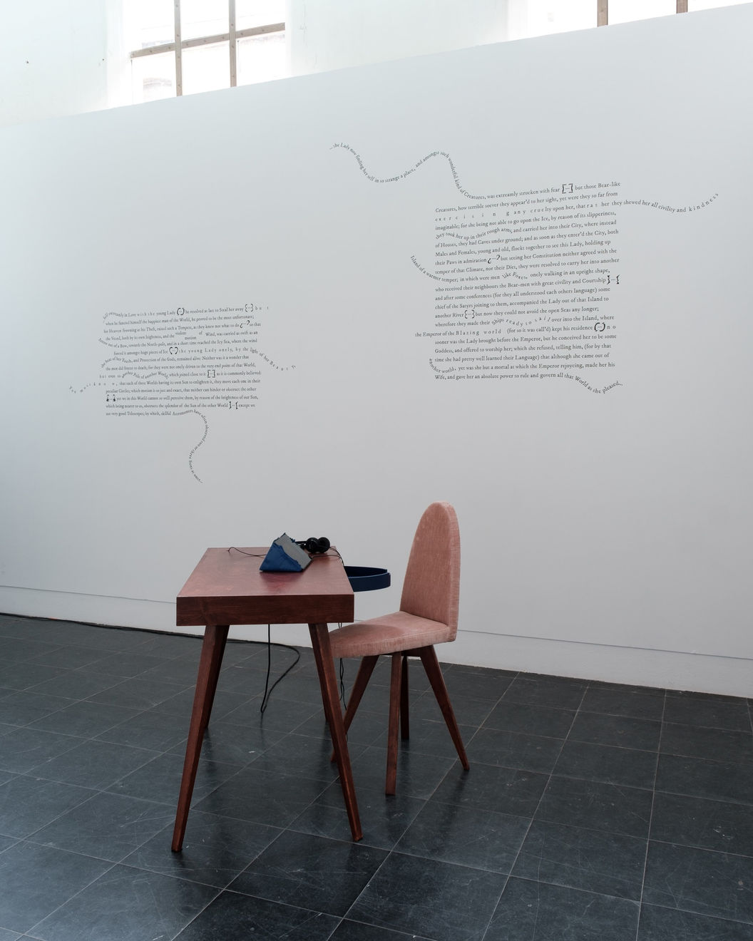 Goda Palekaitė, I Write While Disappearing (Installation), 2021