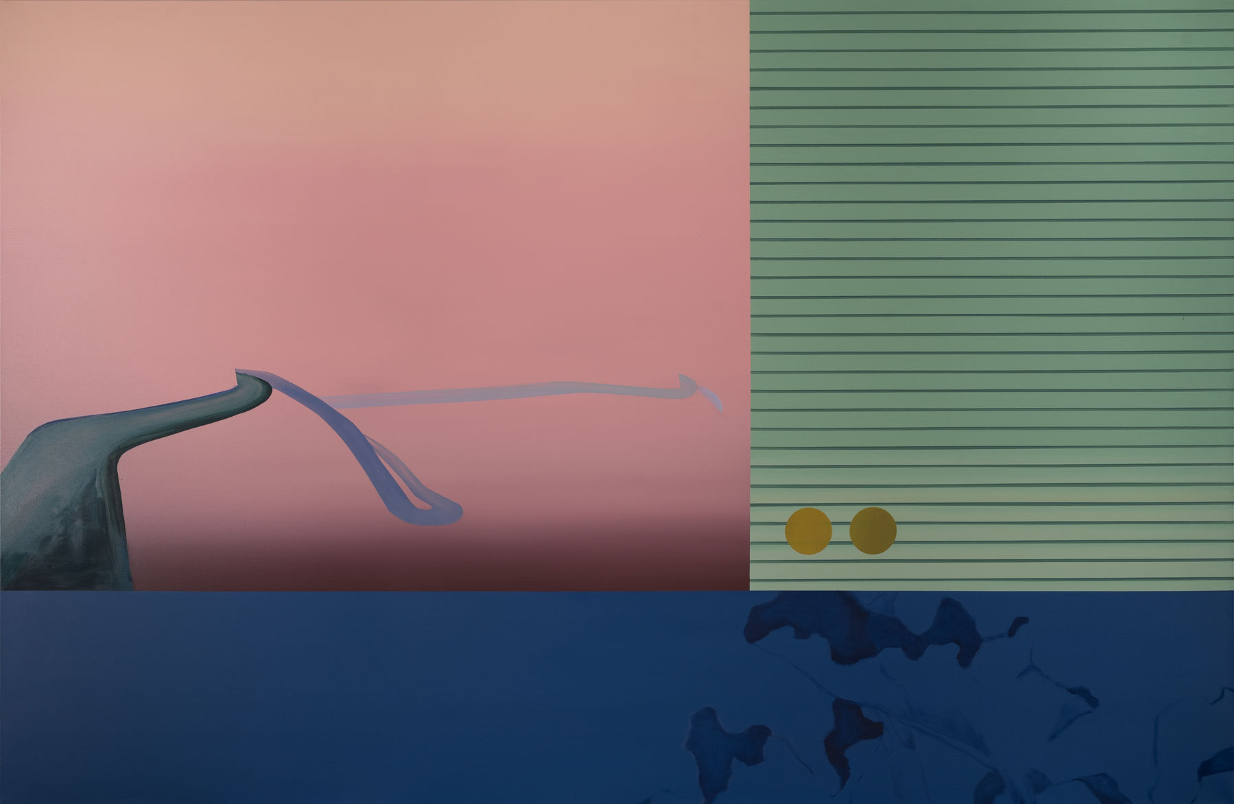 Linas Jusionis, Mechaniniai judesiai peizažu / Mechanical movement through a landscape, 2025