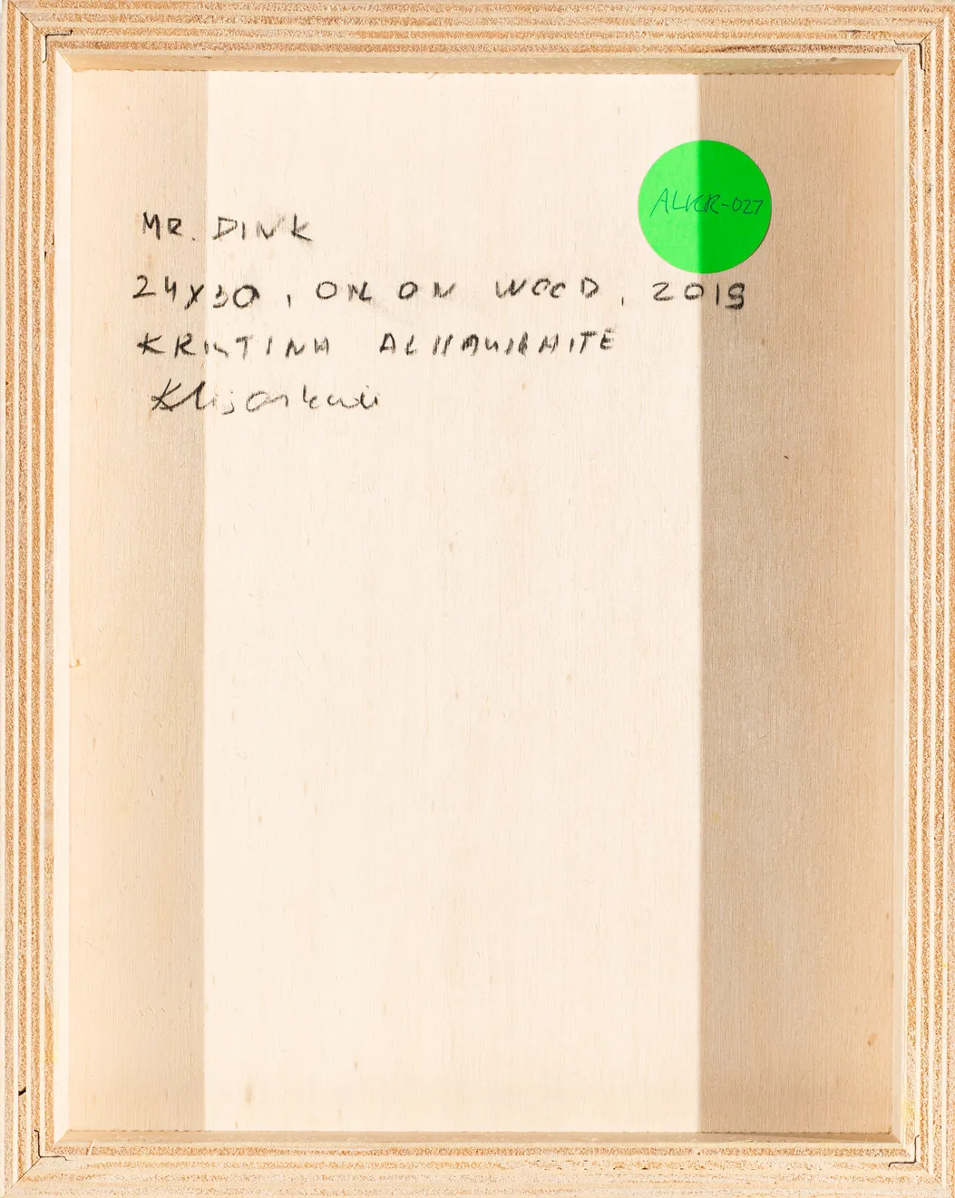 Kristina Ališauskaitė, Mr. pink, 2019