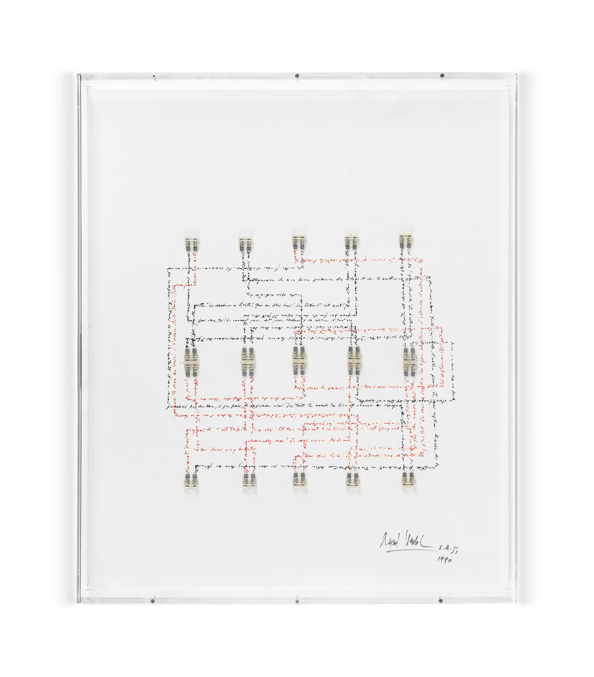 Bernard Heidsieck, Circuits intégrés II, 1990