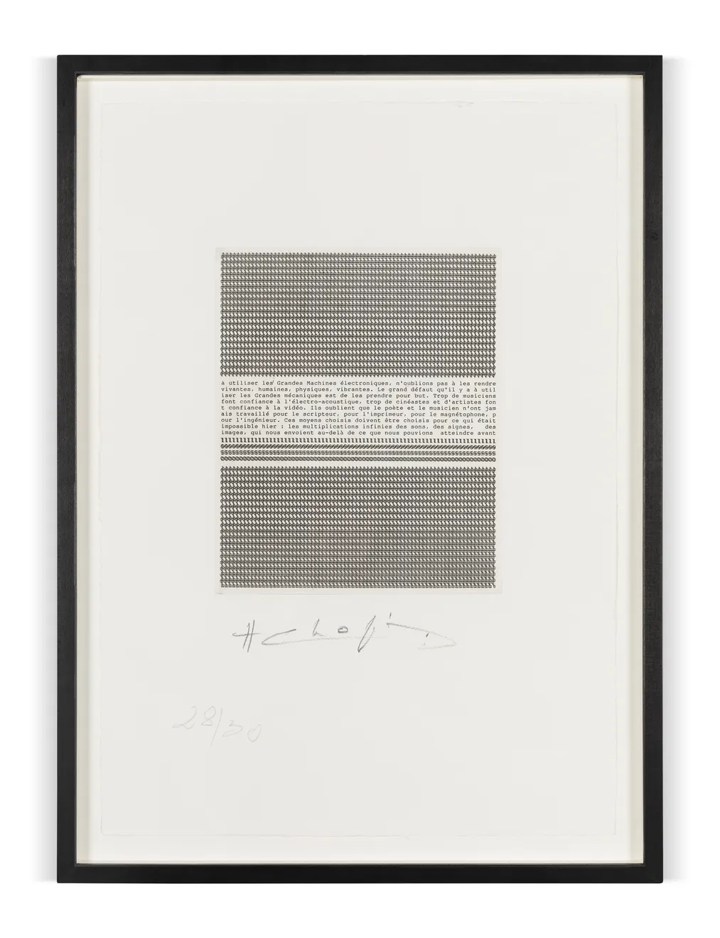 Henri Chopin, J'ose!, 1992