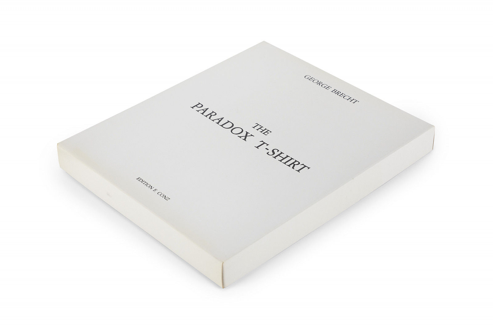 George Brecht, The Paradox T-Shirt, 1989