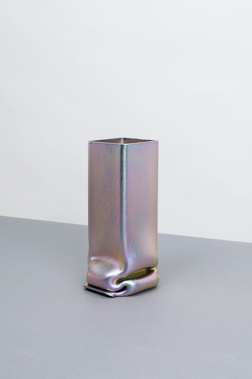 Tim Teven, Pressure Vase Square Tall, Zinc , Vaza / vase