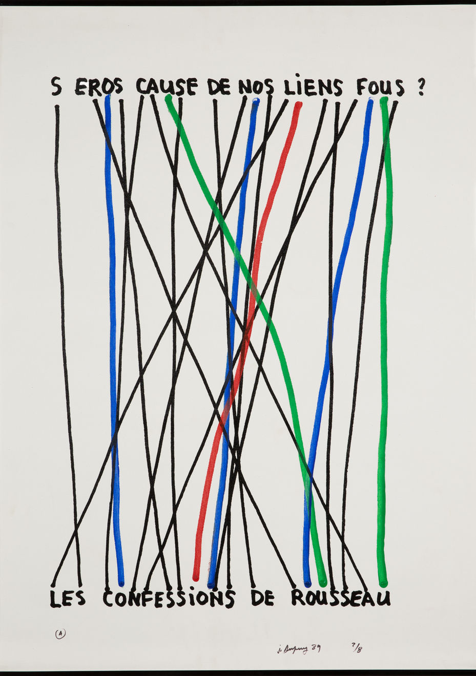 Jean Dupuy, Les confessions de Rousseau, 1989