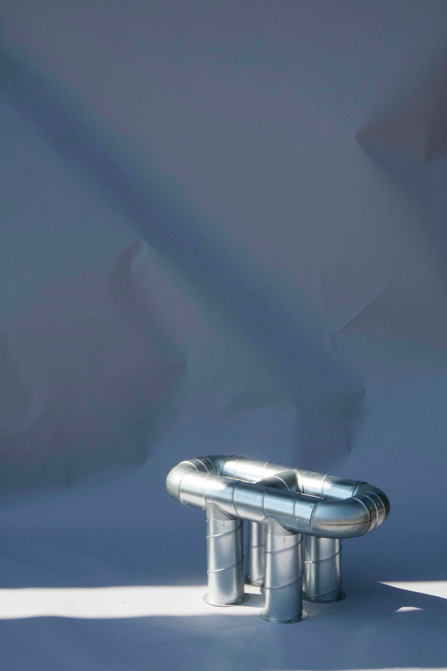 Lucas Muñoz Muñoz, Vamzdinė taburetė / Tubular Stool, Taburetė / stool