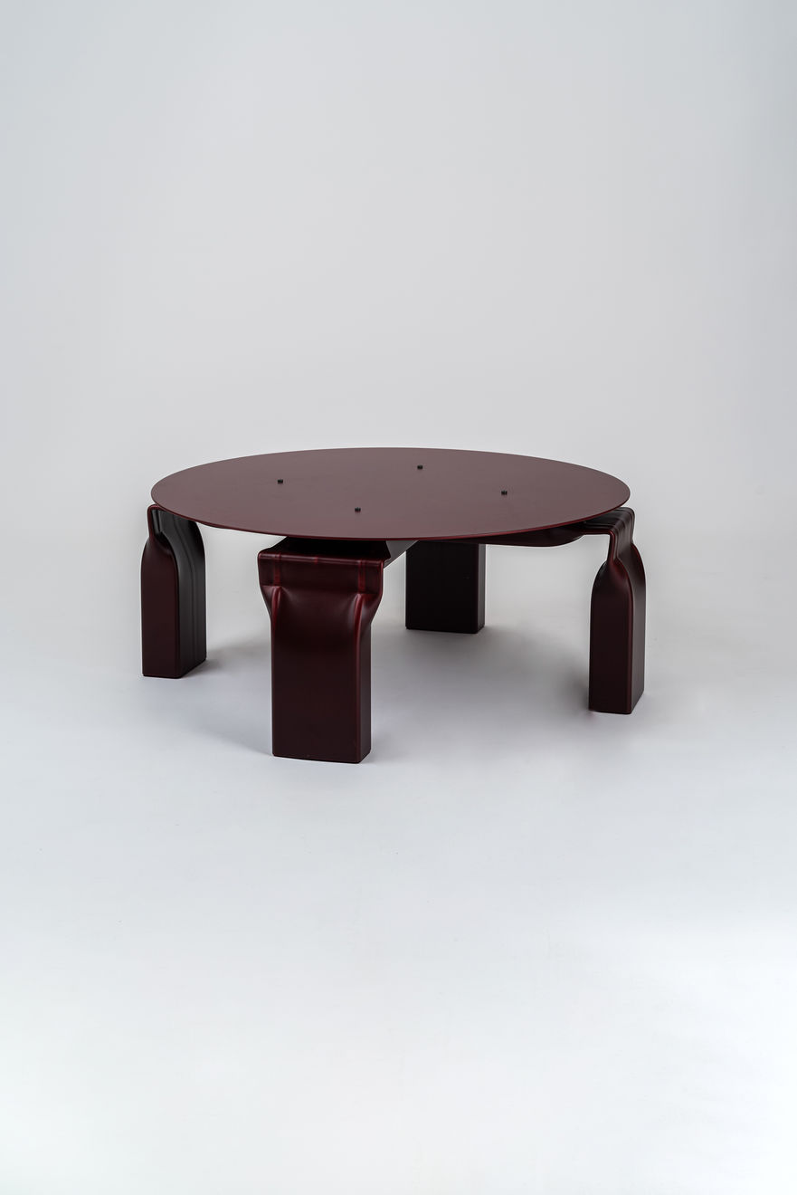 Tim Teven, Vamzdžių stalas, raudonas / Tube Table, red