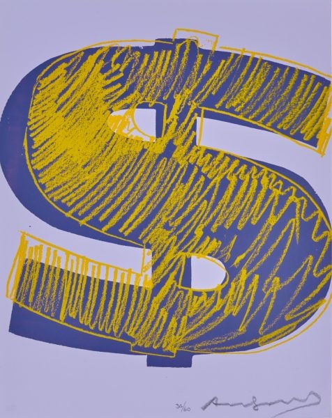 Andy Warhol, Dollar Sign (F&S II.276), 1982
