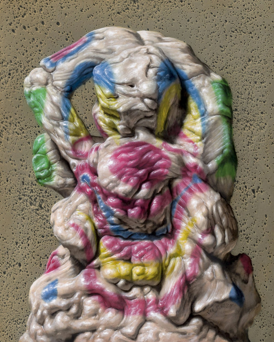 Christian Rex Van Minnen, Clown Clay, 2020