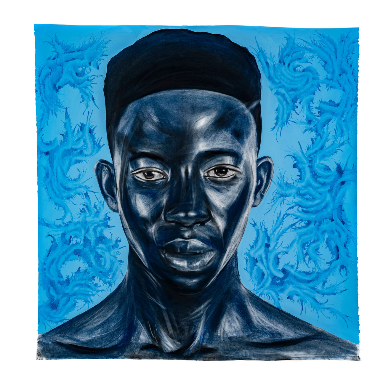 Atanda Adebayo, Portrait of Tobi, 2022