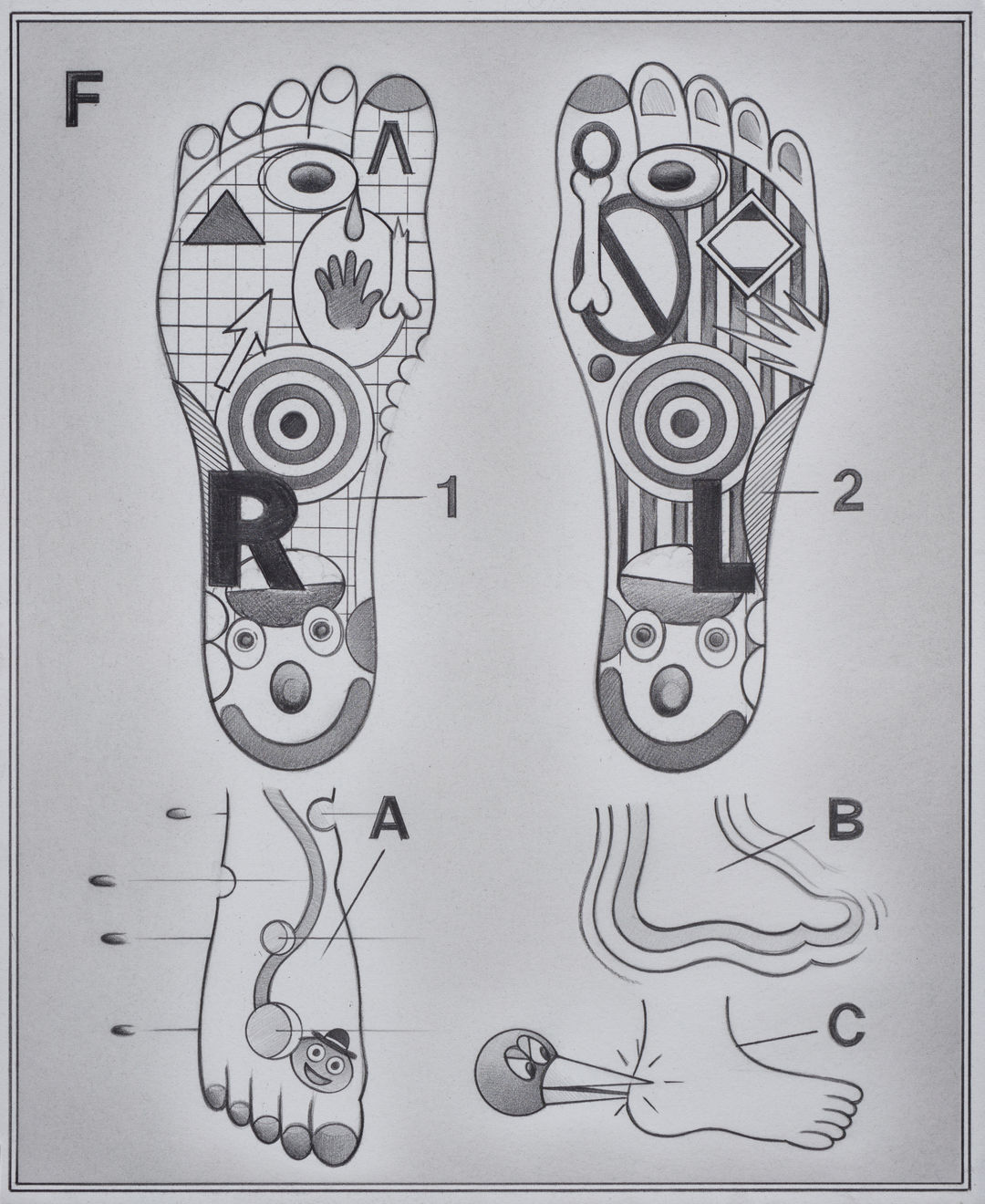 Ryan Travis Christian, RUNNING FOOT FOLLIES, 2024