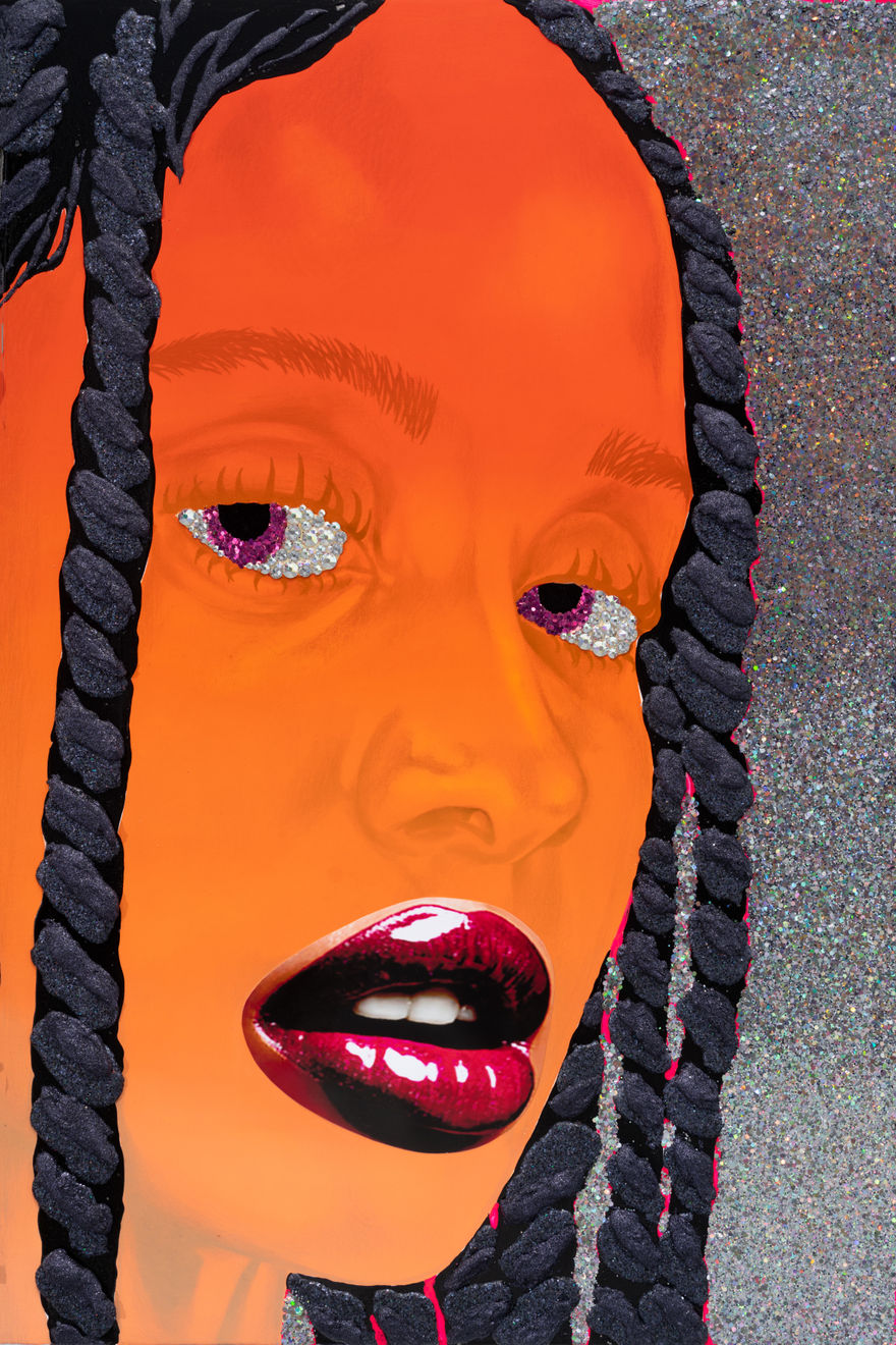 Devan Shimoyama, Tiffany in Orange, 2023