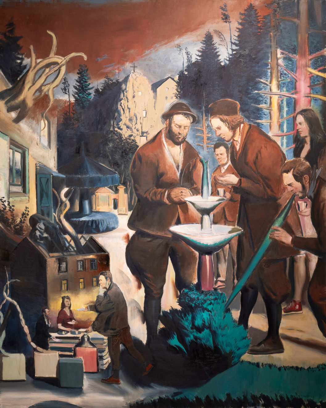 Neo Rauch, Die Kur, 2016