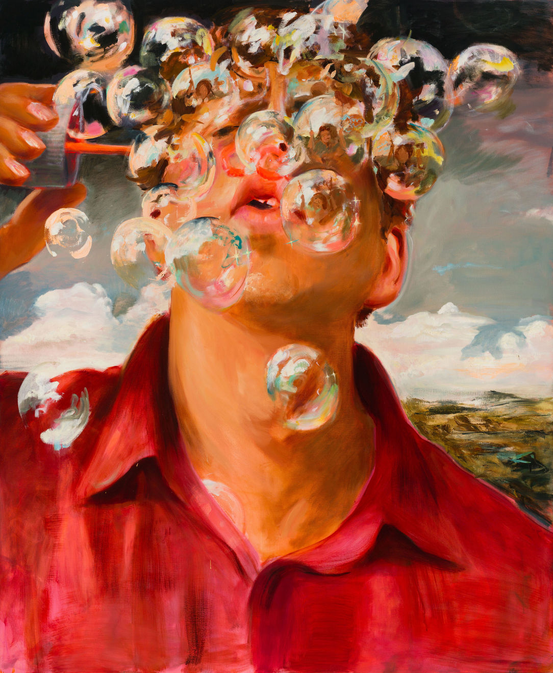 Larry Madrigal, Through the Flickering Present, 2023