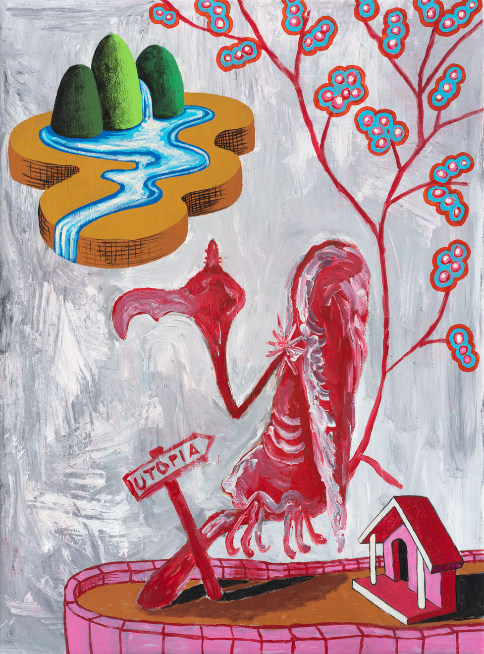 Manuel Ocampo, Untitled (Colaboración con Patricio Cabrera), 2023