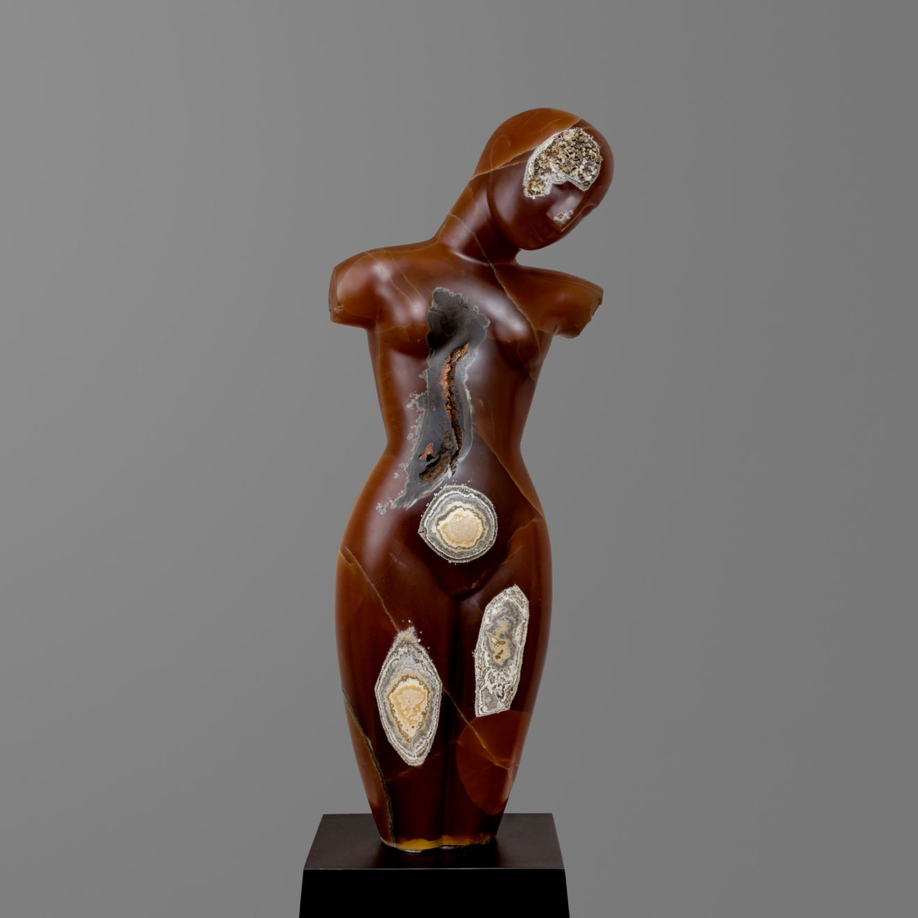 Emily Young, Fertility Torso, 2008