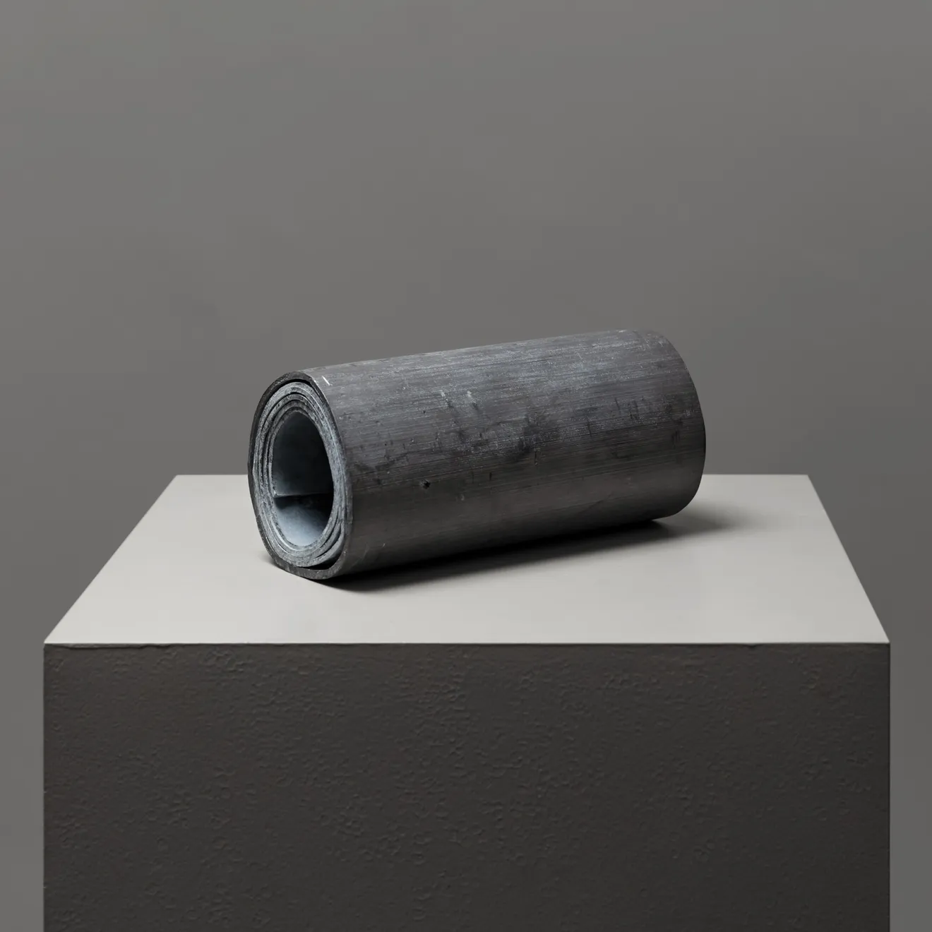 Richard Serra, Rolled, Encased and Sawed, 1969
