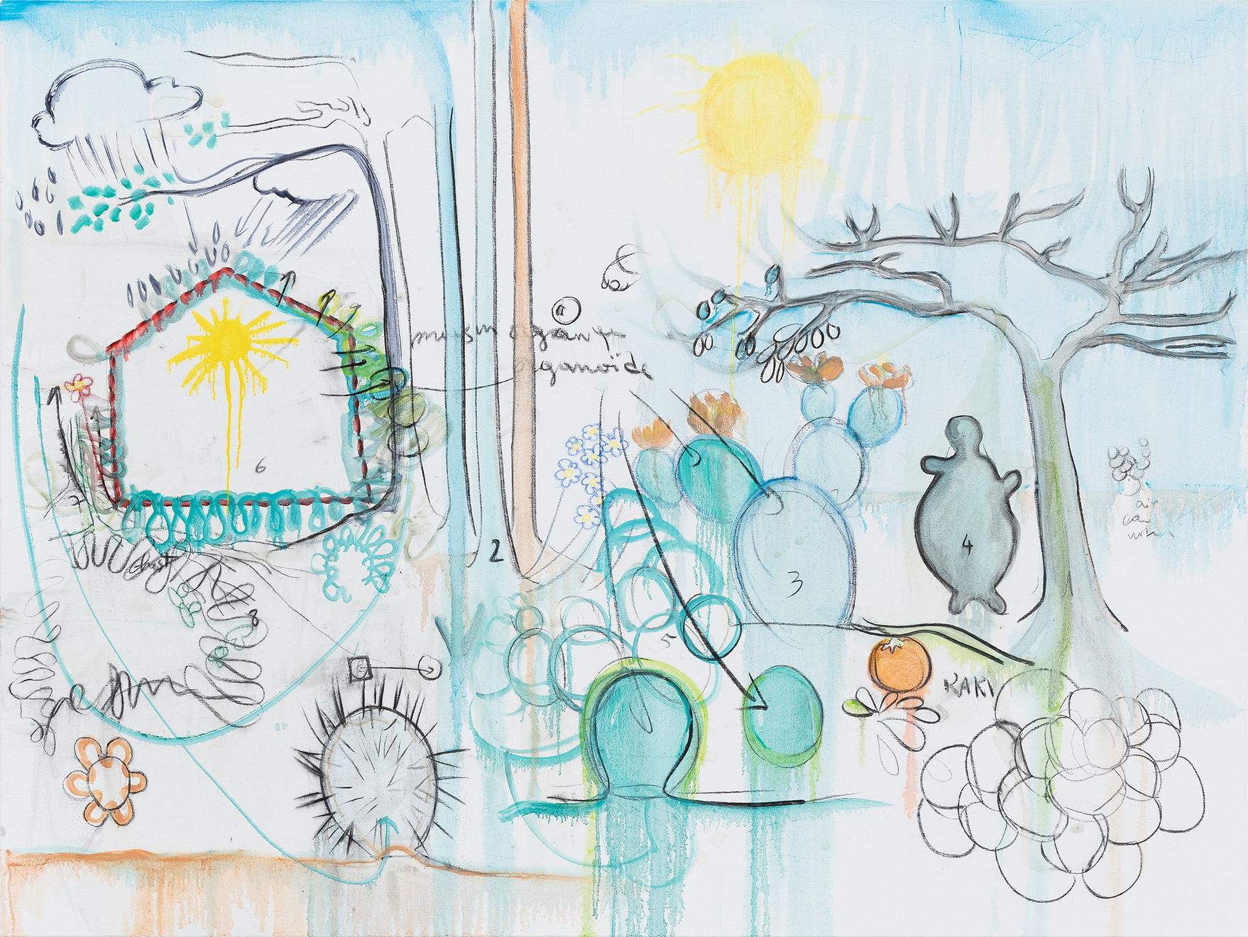 Fabrice Hyber, Maison organique , 2023-24