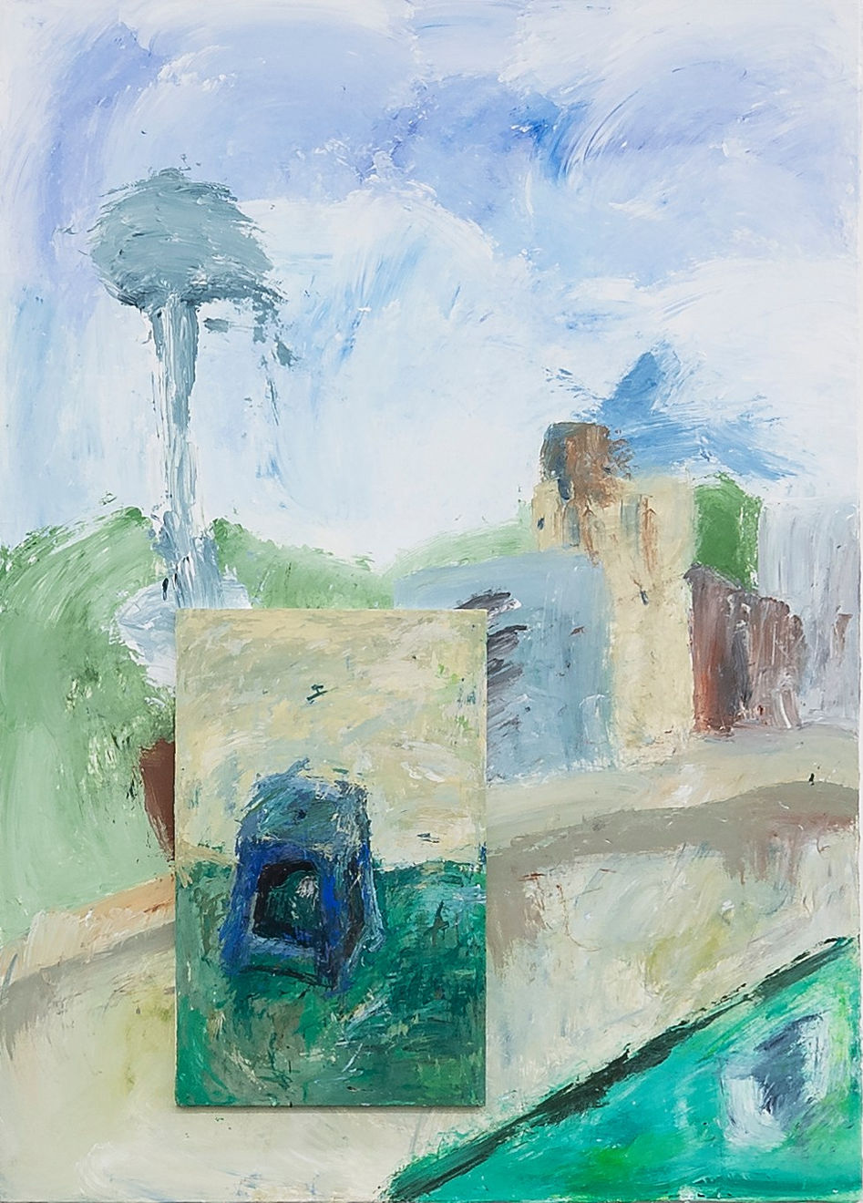 Heo Chanmi, 매일산책연습_옥상하늘4 Daily Walking rehearsals _Rooftop-sky4, 2020