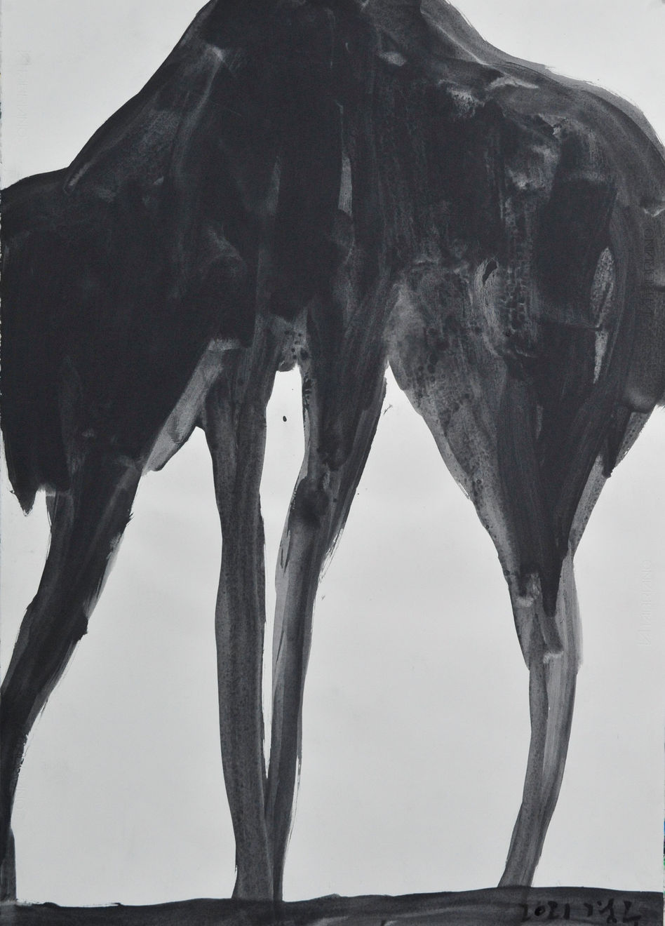 Kang Kyung-Koo, 비탈에 서다, 2021