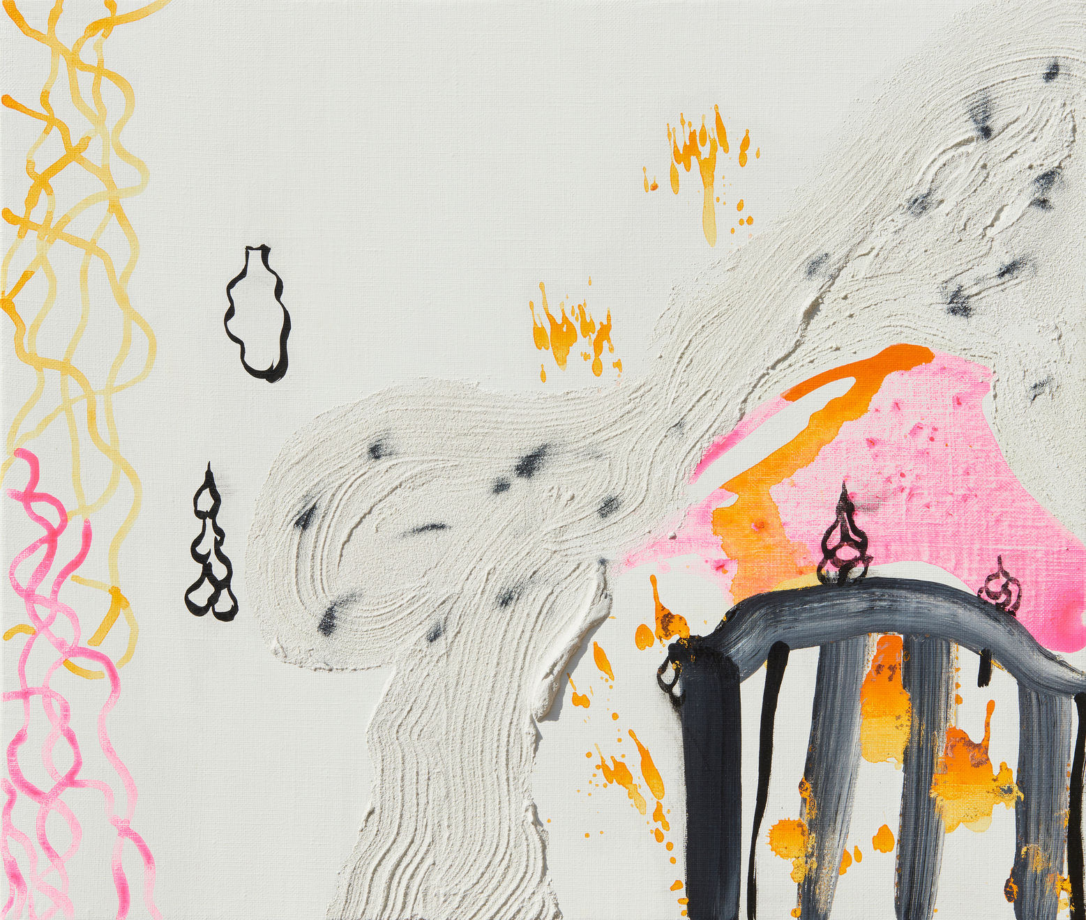 Qwon Sunwang, 하이얀 뿌리와 미니어처 White rhizome and Miniature, 2019