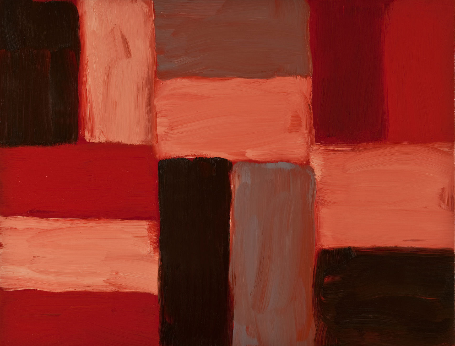 Sean Scully, OISIN IN RED