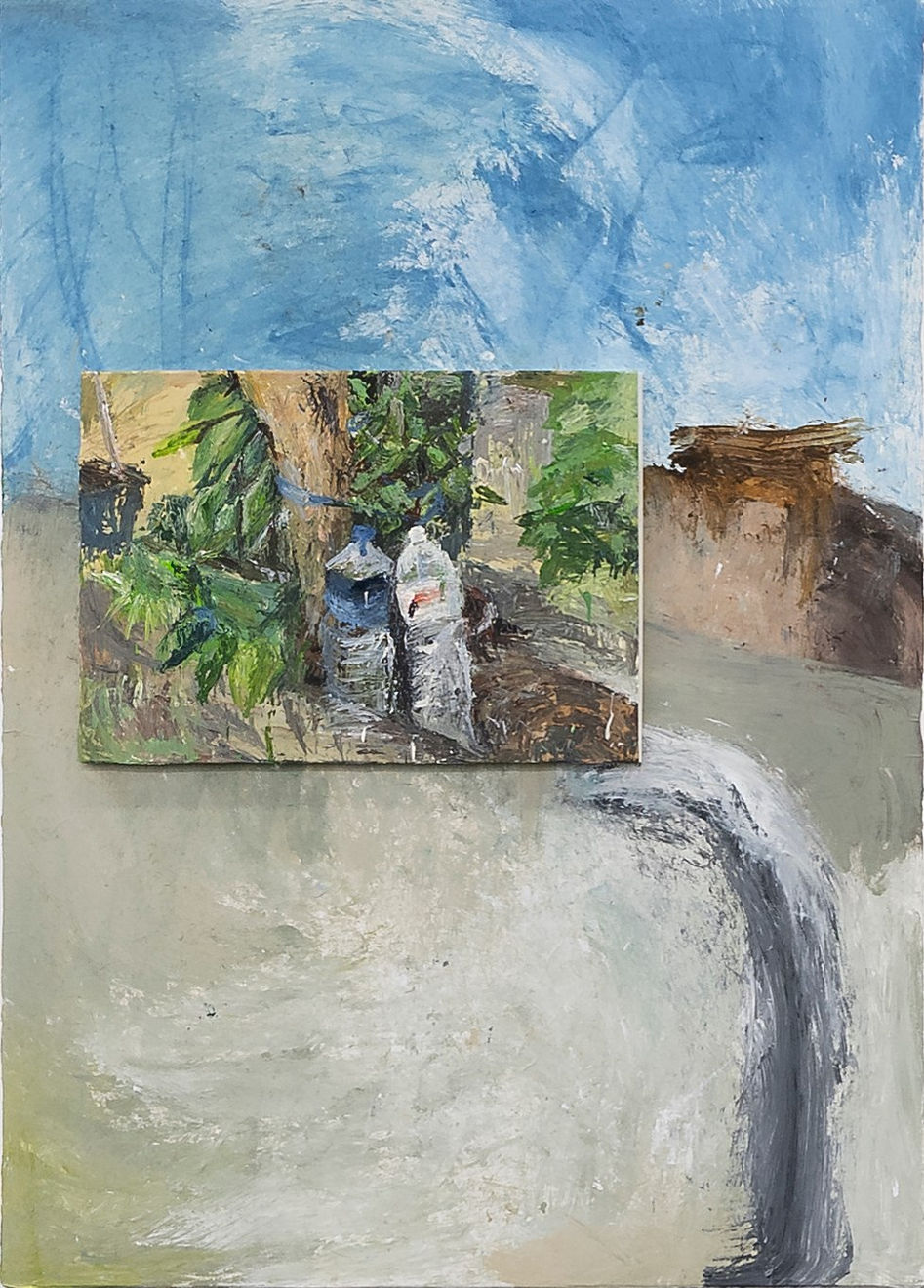 Heo Chanmi, 매일산책연습_옥상하늘2 Daily Walking rehearsals _Rooftop-sky2, 2020