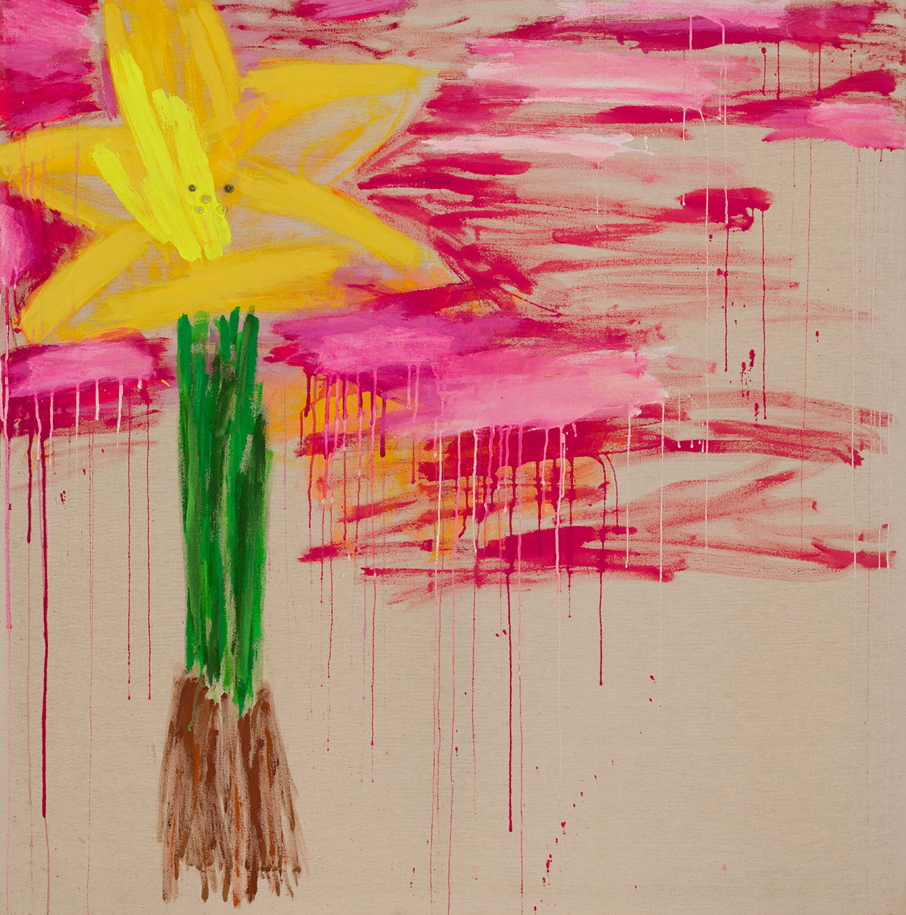 Lee Myung Mi, Drawing Flowers, 1998