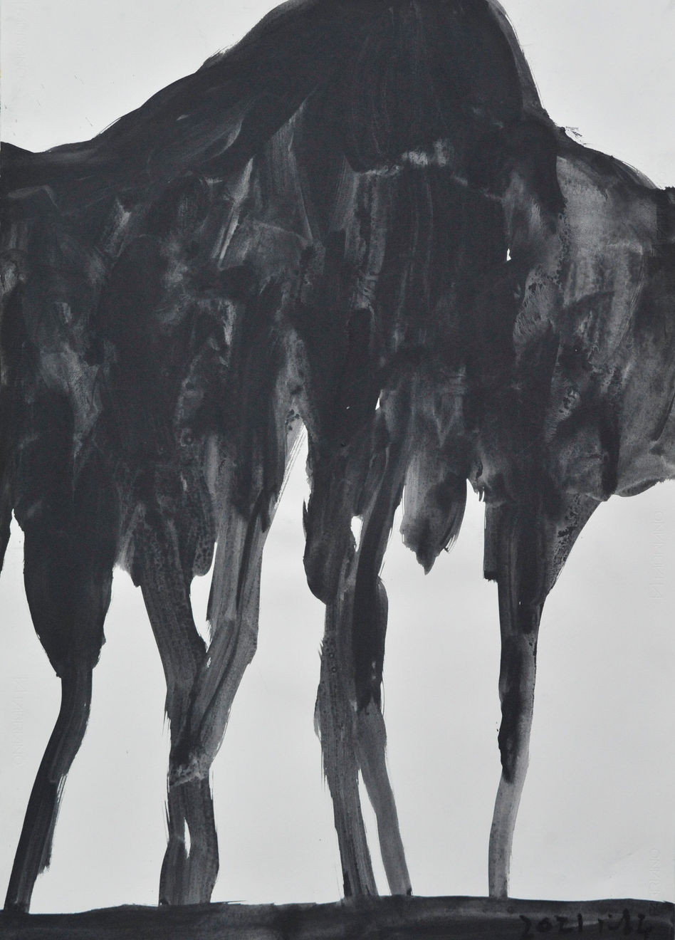 Kang Kyung-Koo, 비탈에 서다, 2021