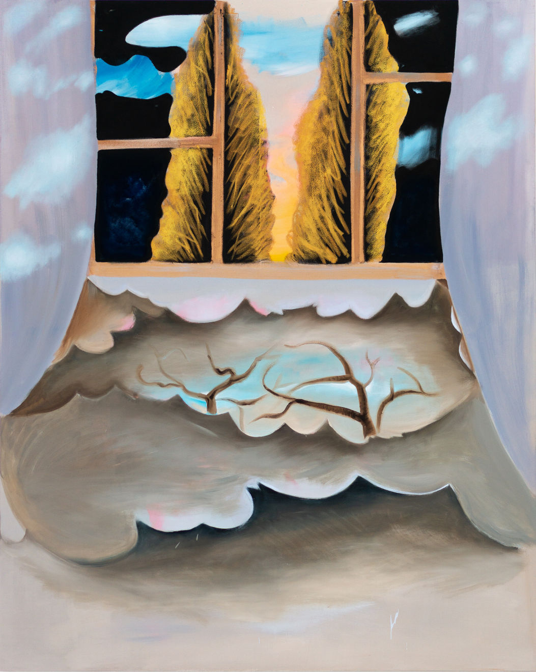 Yi Youjin, Whispering of the clouds, 2024