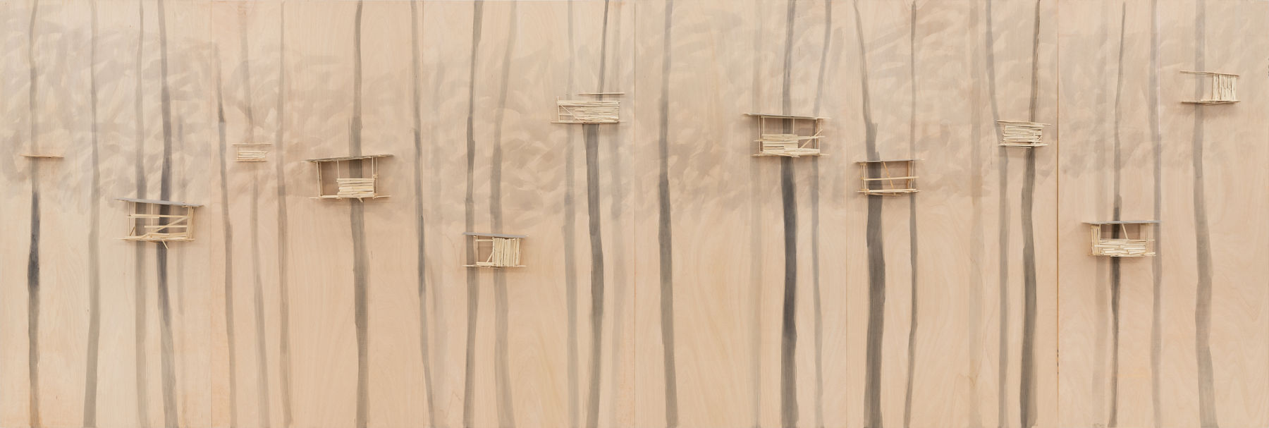 Tadashi Kawamata, Tree hut no 108, 2021