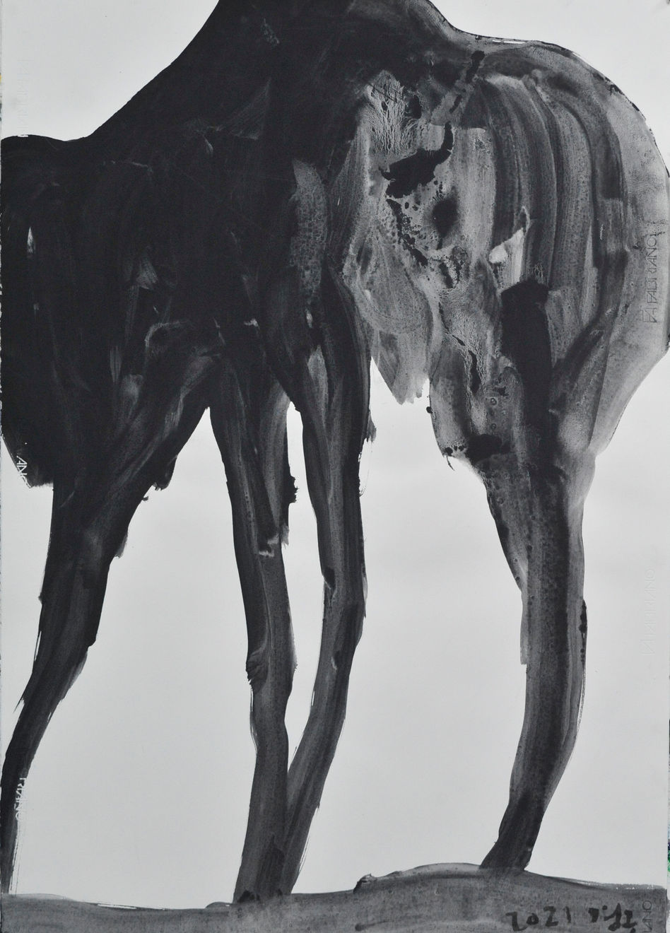 Kang Kyung-Koo, 비탈에 서다, 2021