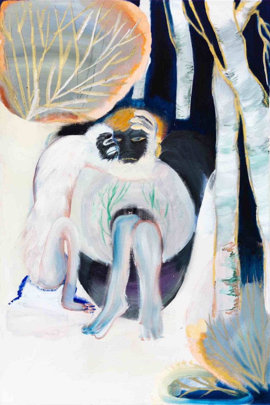 Yi Youjin, White Monkey, 2022