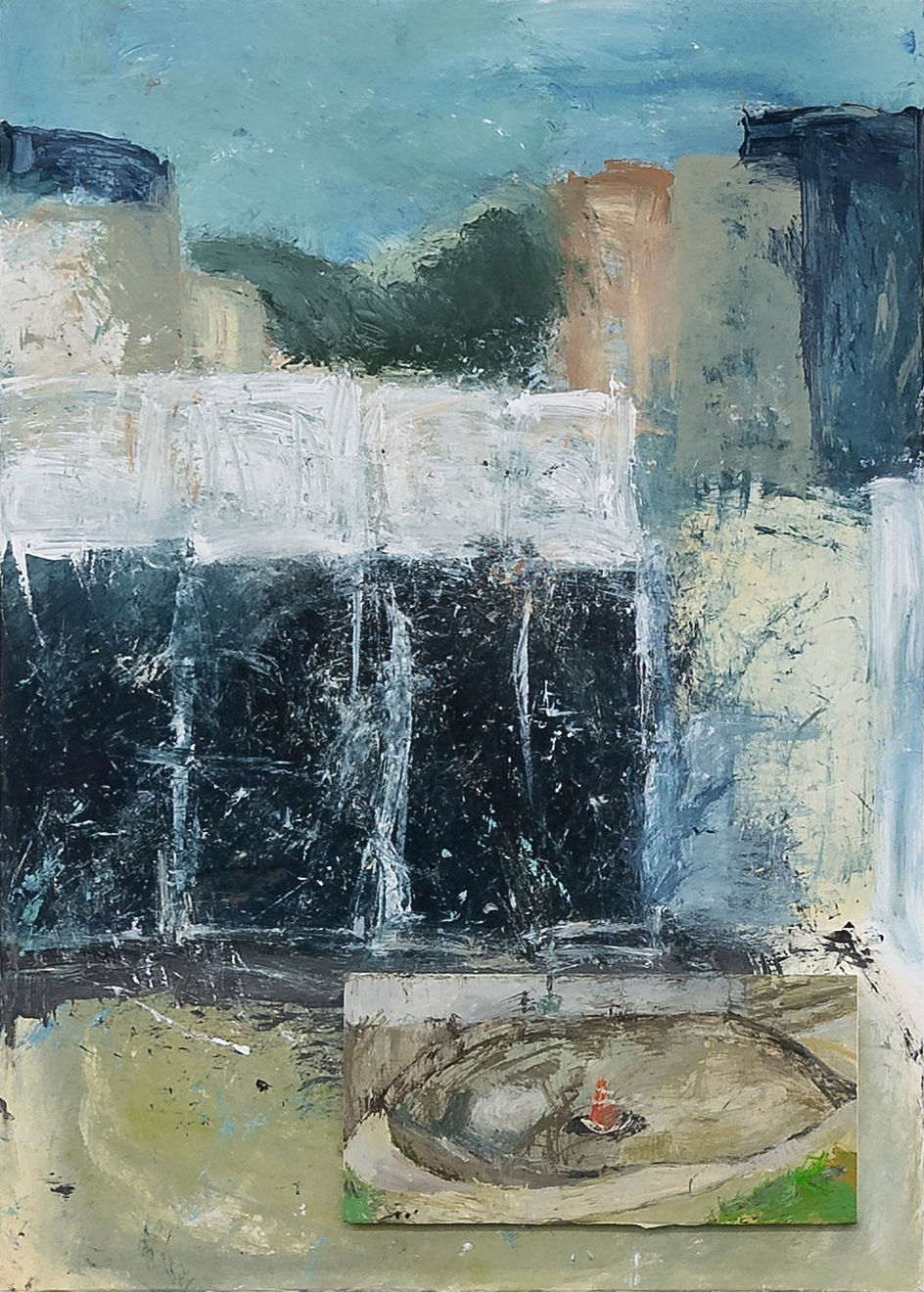 Heo Chanmi, 매일산책연습_옥상하늘3 Daily Walking rehearsals _Rooftop-sky3, 2020