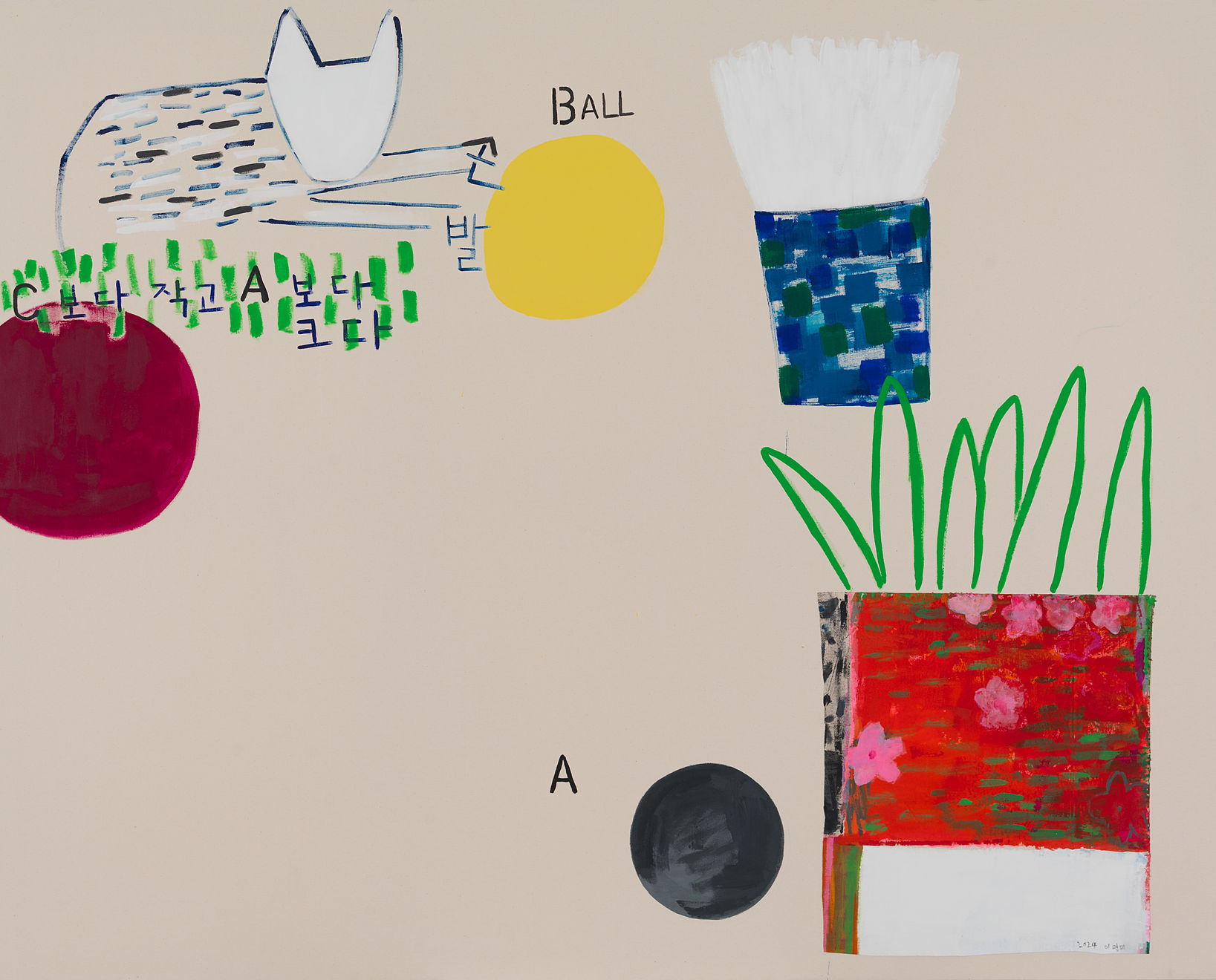 Lee Myung Mi, C 보다 작고 A 보다 크다 , 2024