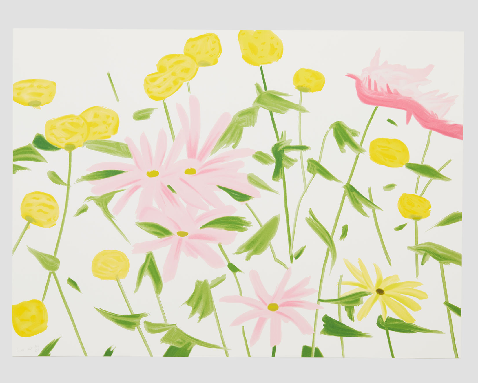 Alex Katz, Spring Flowers, 2017