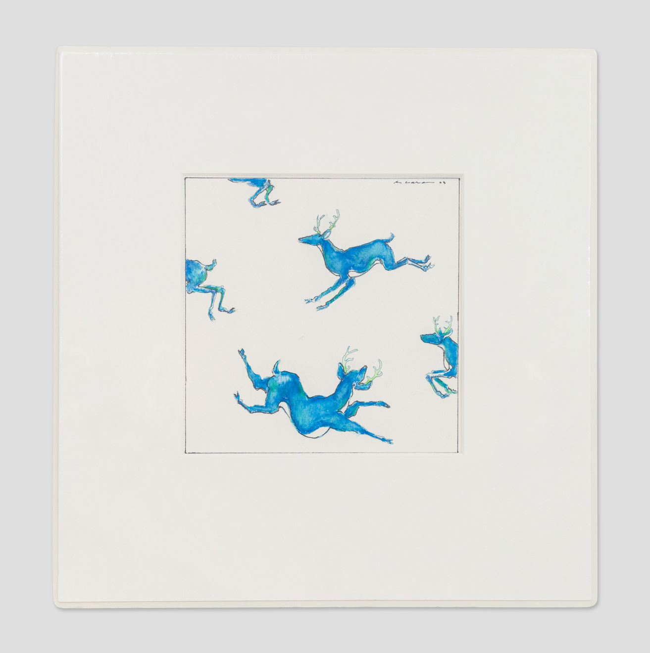 Armond Lara, Blue Deer, 2003