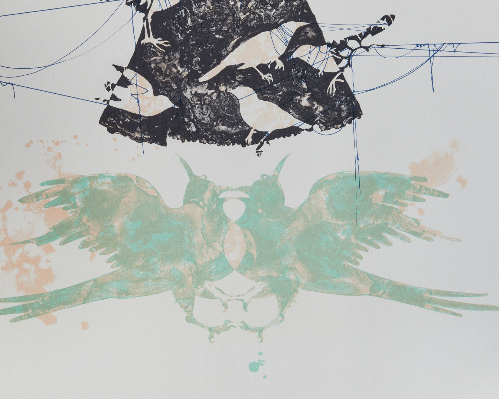 Nusra Qureshi, The Black Widow Watches On, 2016