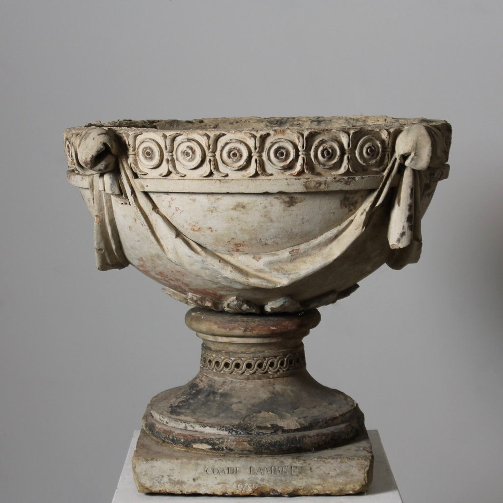 Large Coade Stone Finial Fragment Dated 1795 ( sold )