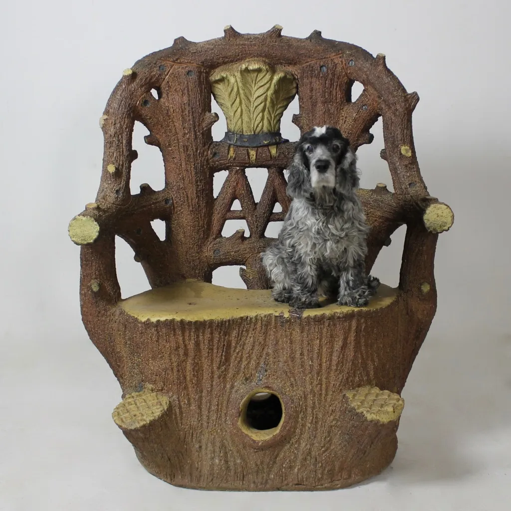 Faux Bois Seat W Tickle And Son Maryport Cumbria ( sold )