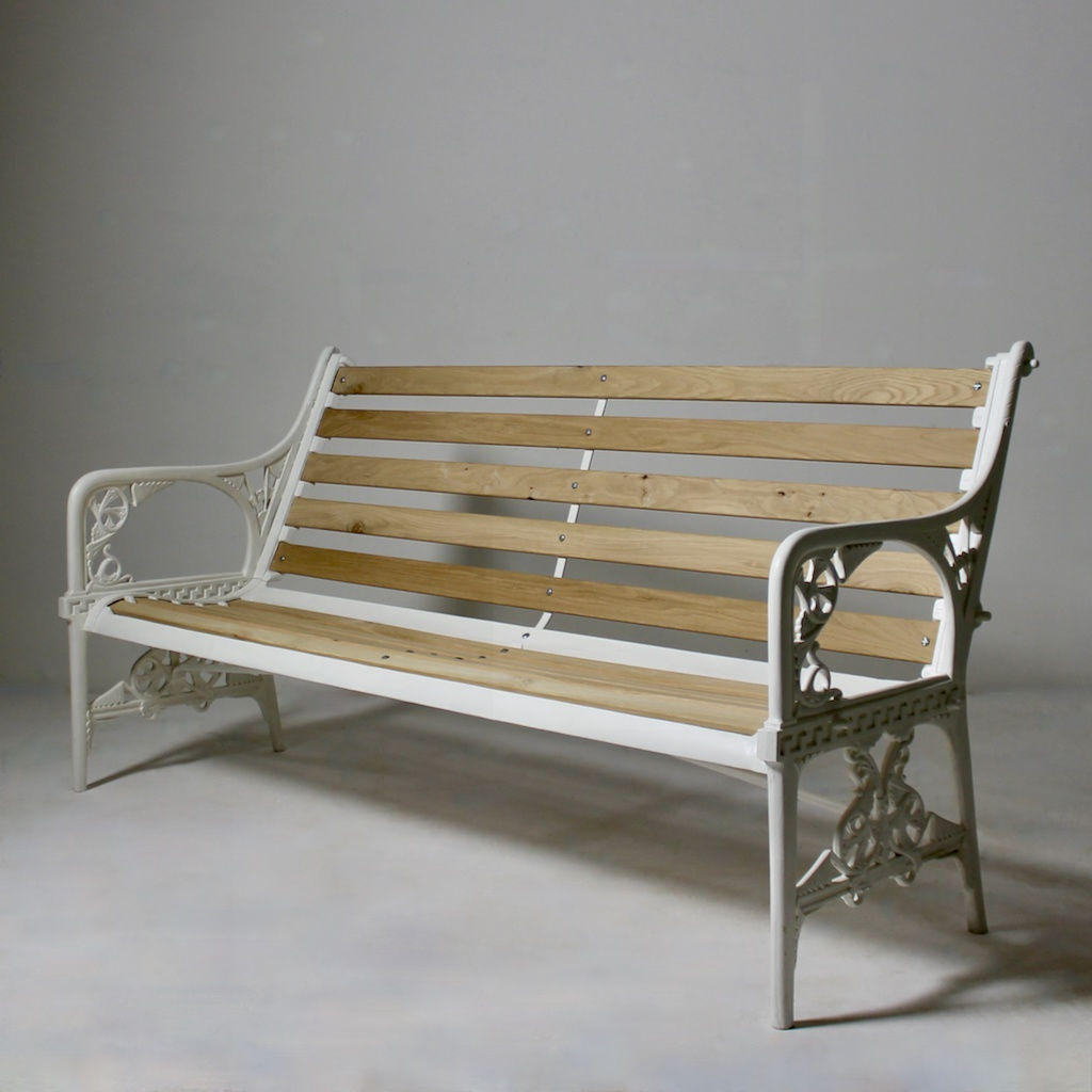 Coalbrookdale Christopher Dresser Designed 'Waterplant' Garden Bench ( sold )