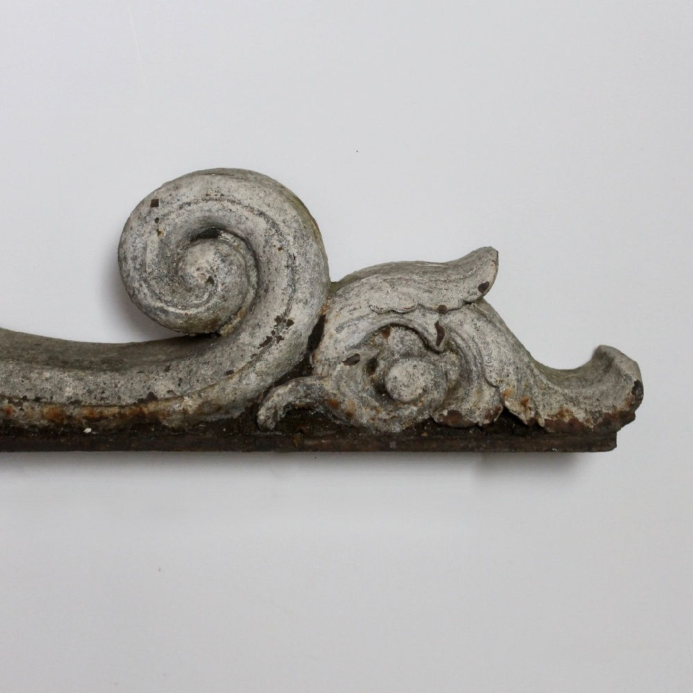 Pair Of Regency Cast Iron Pediment Over Doors ( sold )