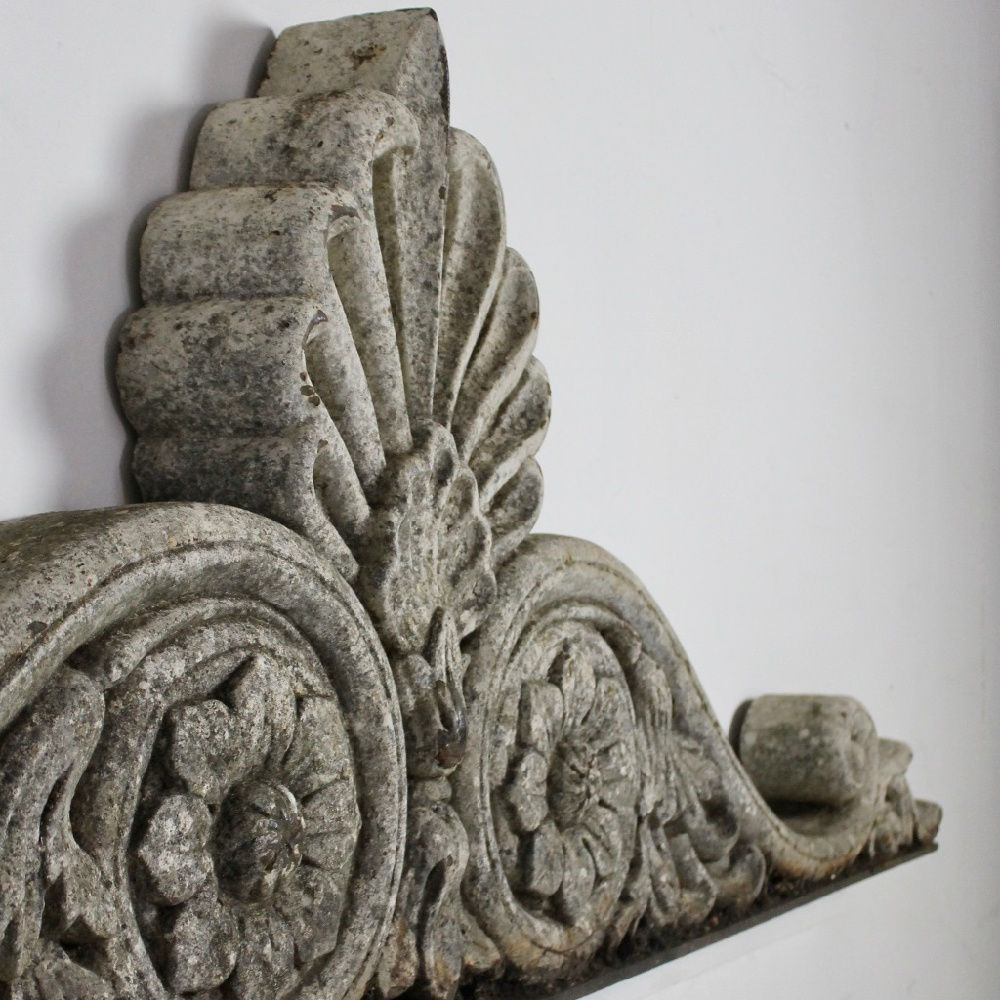 Pair Of Regency Cast Iron Pediment Over Doors ( sold )